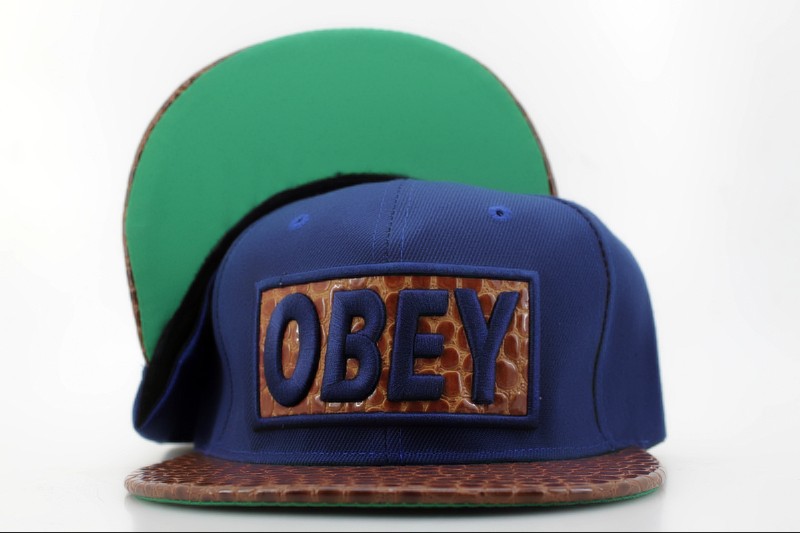 Obey Blue Snapback Hat QH 0721